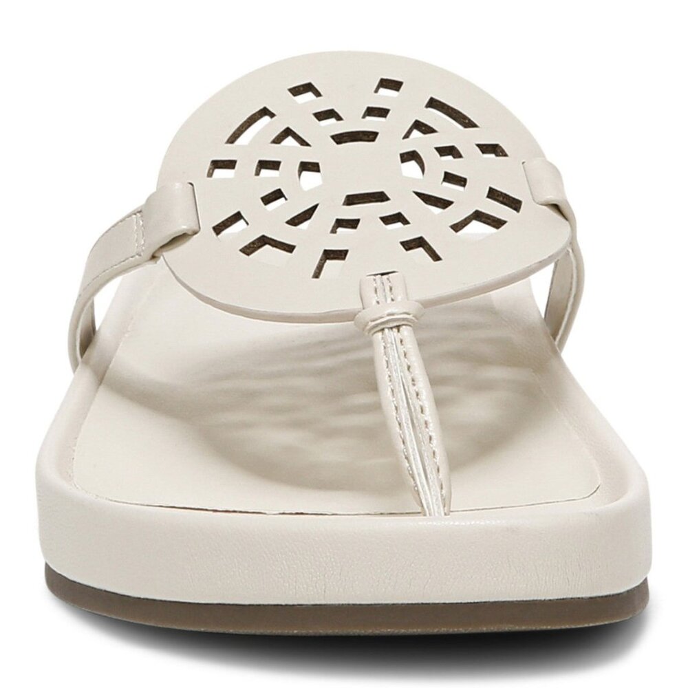 Vionic Women's Solari Sandal, Cream Leather - Picture 6 of 9